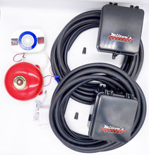 Load image into Gallery viewer, Load image into Gallery viewer, Wireless Original Bell and Chime Kit with Two Transmitters  and driveway hose
