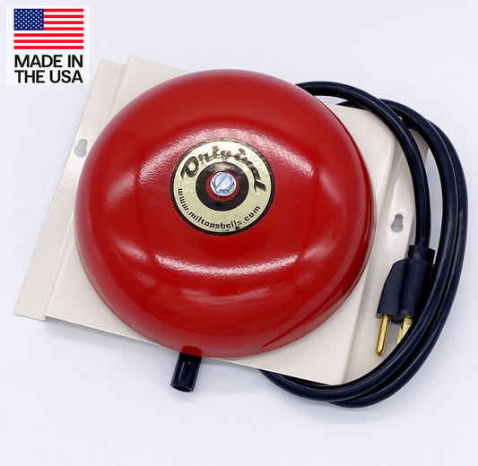 Milton "Original" Bell™ – Reliable Driveway Signal Bell for Alarm Systems with Up to 150 Feet of Hose