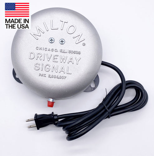 Milton 805 Driveway Signal Bell – Compatible with Driveway Hose for Residential and Industrial Alarm Systems
