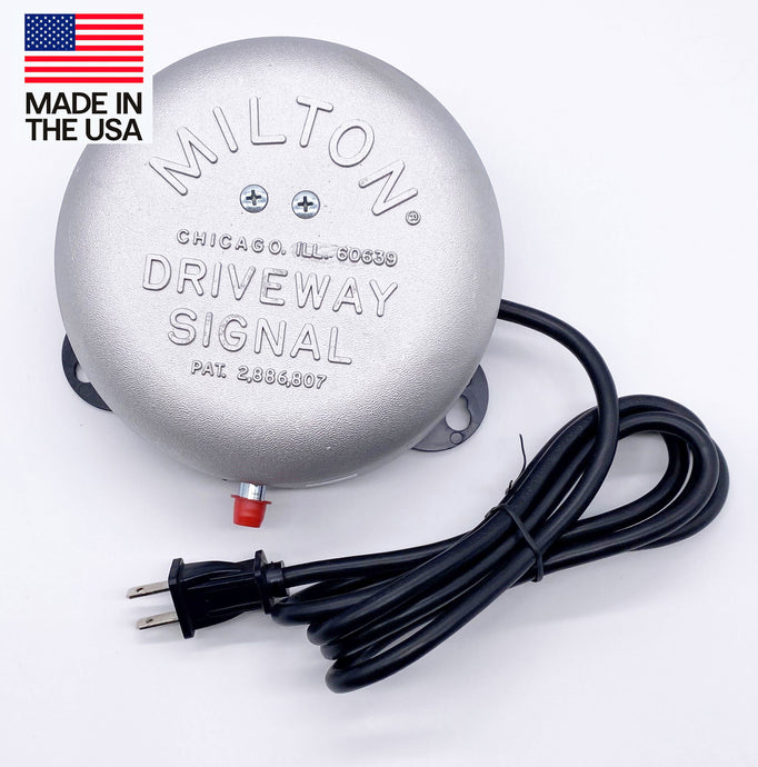 Milton 805 Driveway Signal Bell – Compatible with Driveway Hose for Residential and Industrial Alarm Systems