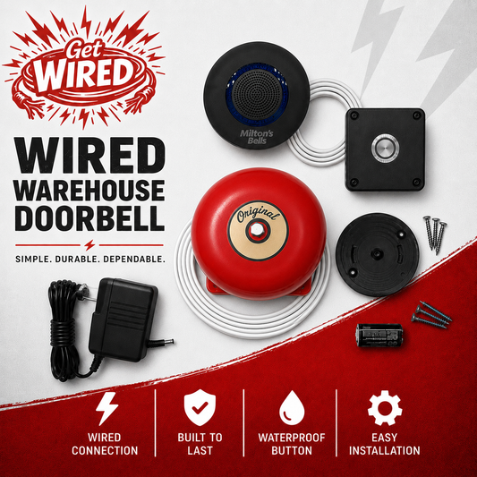 X5 Wired Warehouse Chime Kit - SKU: MB X5 WWDB