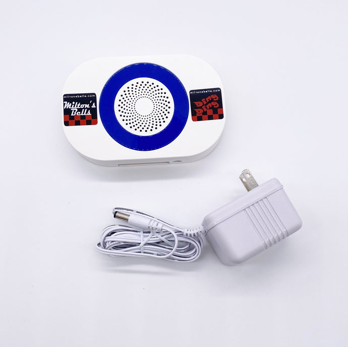Wireless Chime with flashing blue circular light 