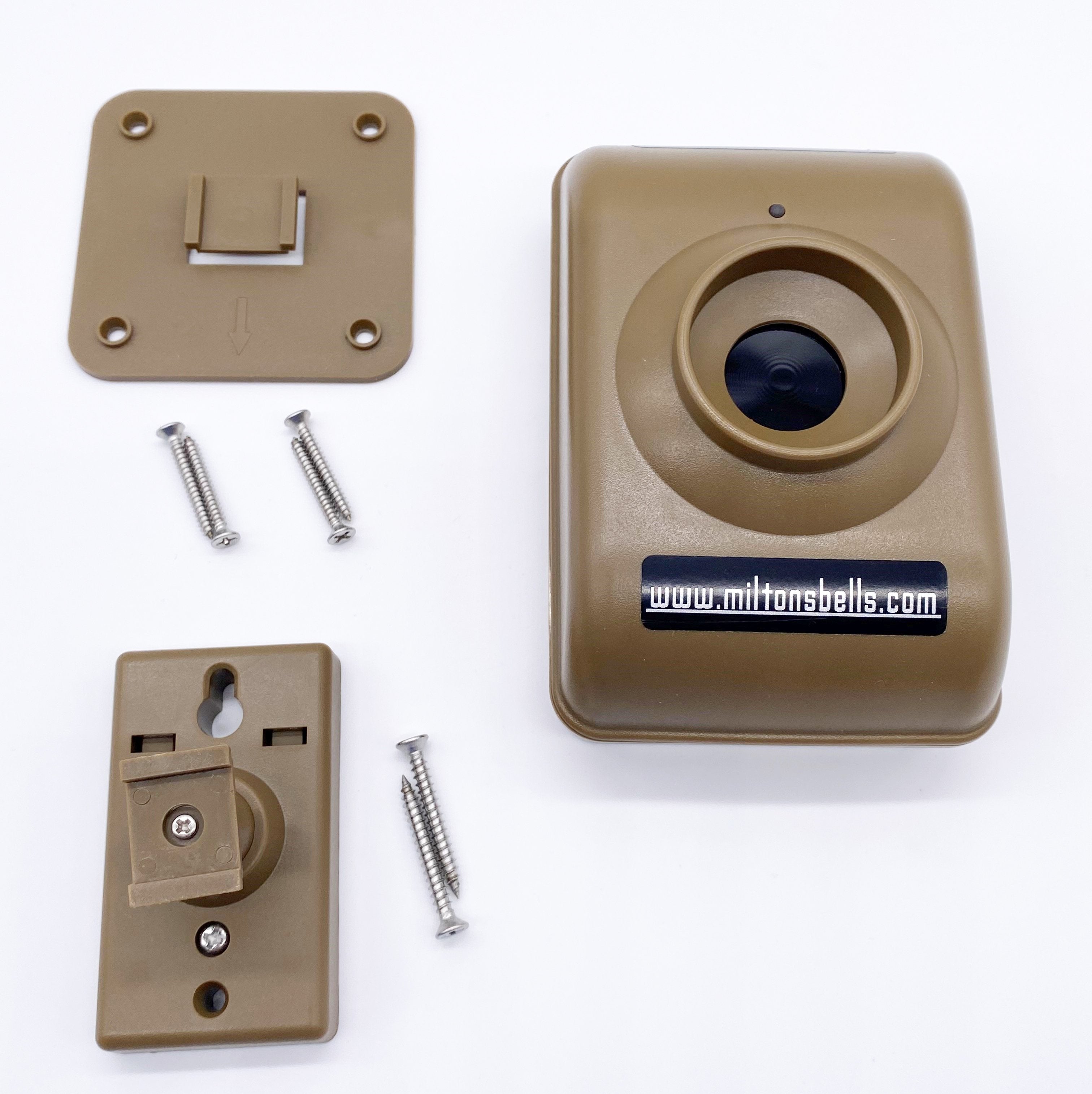 wall mount motion detector for wireless chime kit