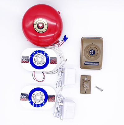 Driveway Motion Sensor Alarm Kit – Wireless Detection with Receiver Chimes, Original Bell™, and Customizable Alerts for Heavy Traffic Monitoring