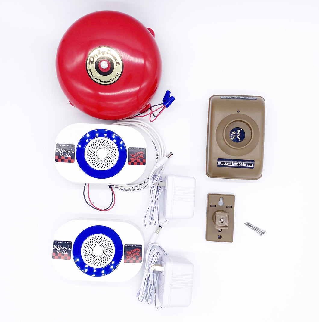 Motion Activated Dual Chimes and One Bell Kit 