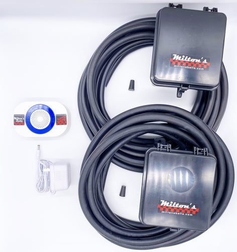Wireless Chime Kit with Two black box transmitters