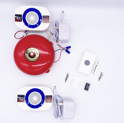Warehouse Doorbell Kit – Dual Chimes and Loud Low-Voltage Bell for Long-Range Notification