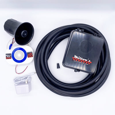 Wireless Driveway Horn Kit – Loud Low-Voltage Horn and Chime for Enhanced Vehicle Alerts on Long Driveways