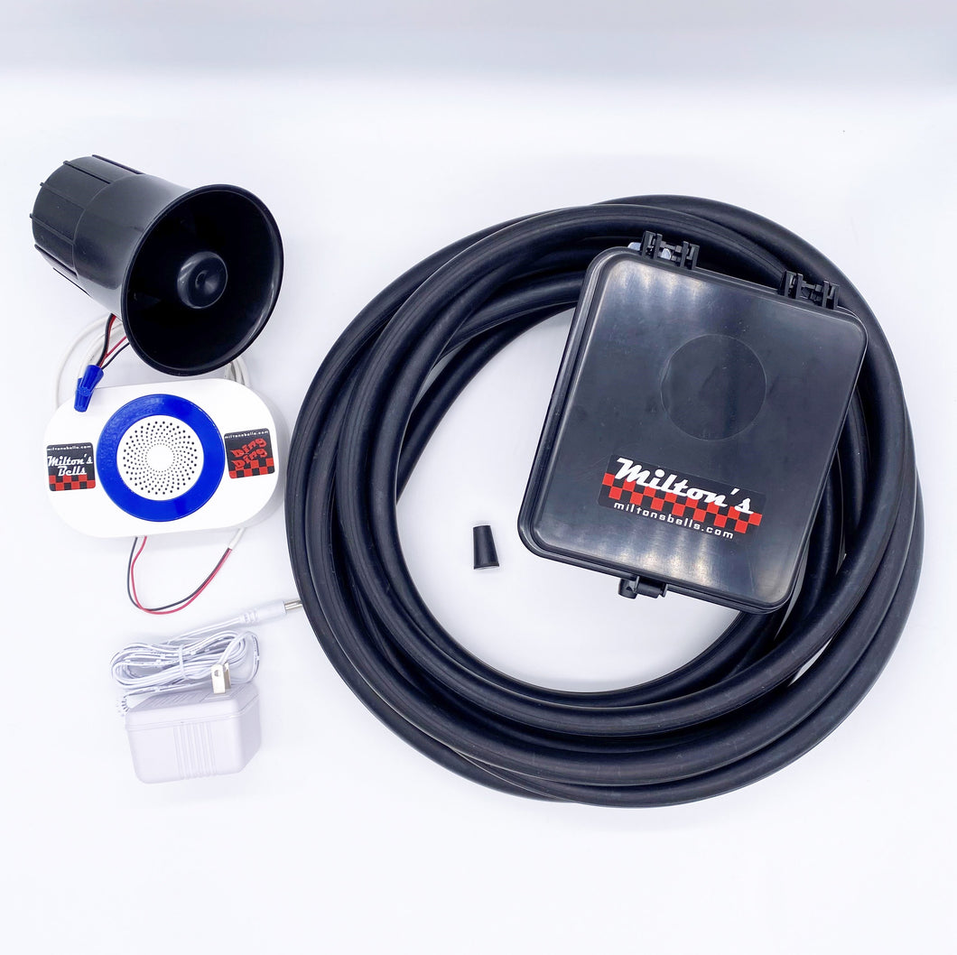 Wireless Horn and Chime kit very LOUD with driveway hose
